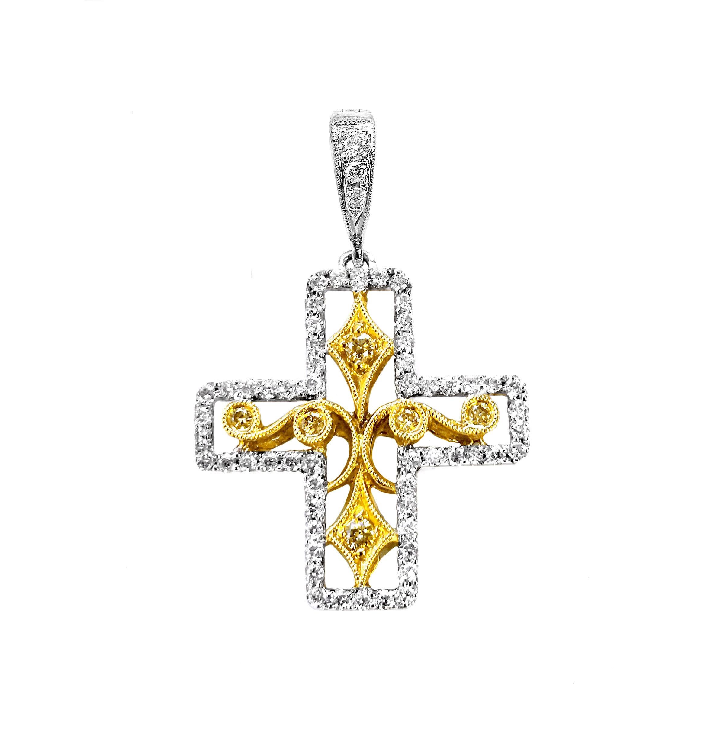 Producido por el galardonado diseñador italiano Stefano Vitolo. Stefano crea joyas artesanales únicas con excelentes piedras preciosas en una verdadera artesanía italiana del viejo mundo.

Piedras preciosas: Diamantes amarillos 0,07 ctw , Diamantes