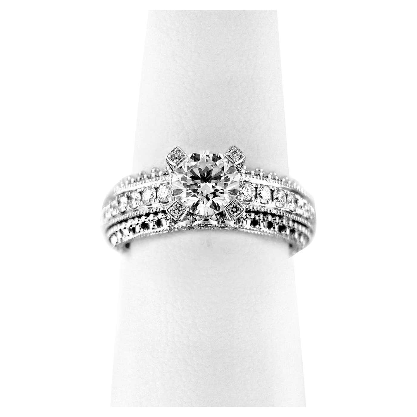 Vitolo 18 Karat Gold Diamond Engagement Ring For Sale at 1stDibs ...