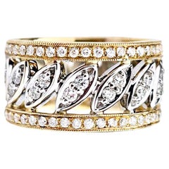 Anillo de diamantes de oro de 18 quilates Vitolo