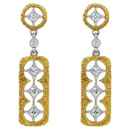 Orecchini Vitolo in oro 18 carati in stile etrusco in vendita