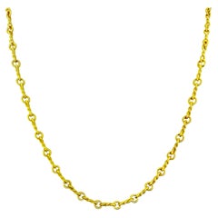 18 Karat Gold Handmade Chain