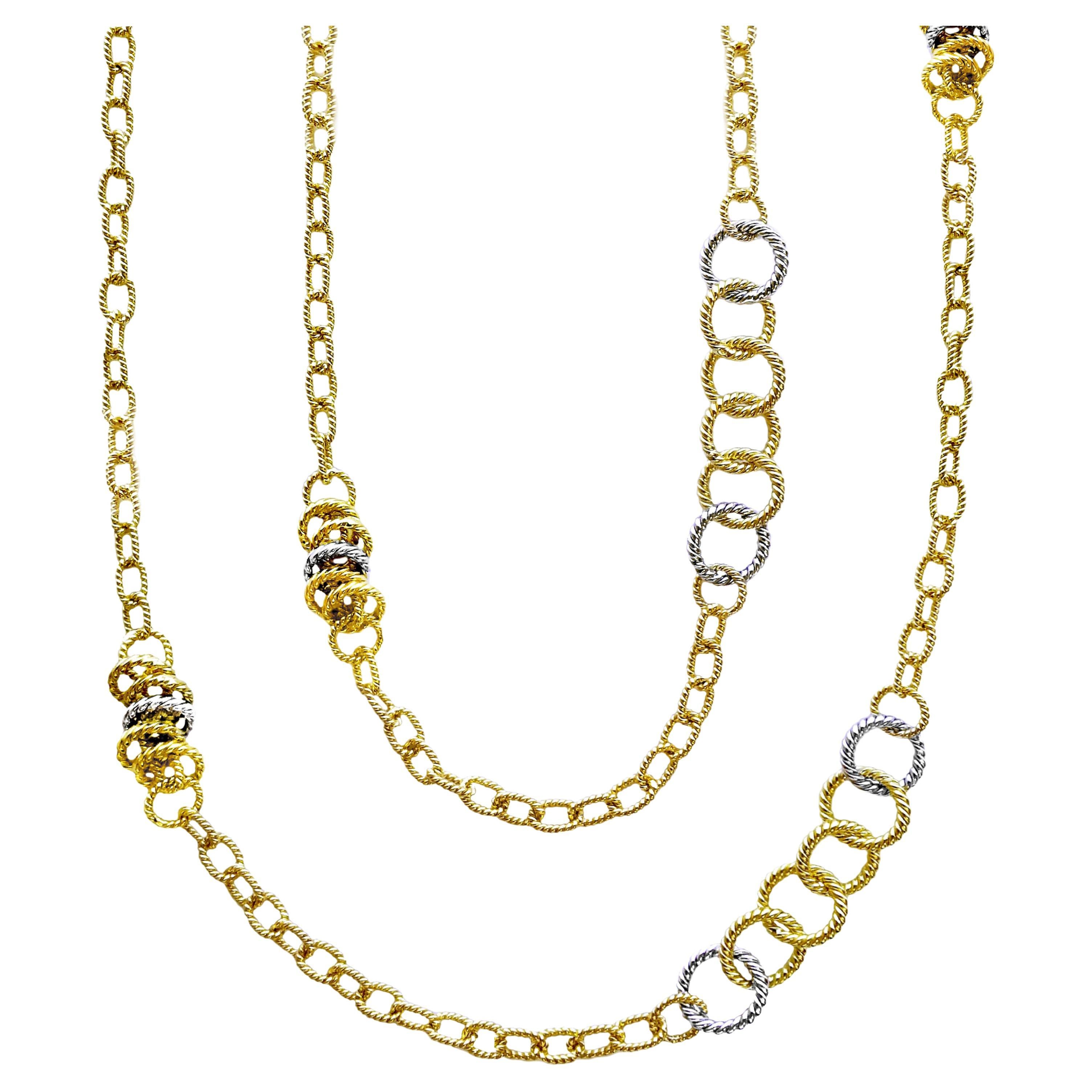 Vitolo 18 Karat Gold Handmade Chain