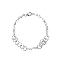 Vitolo 18 Karat Handmade Twisted Rope Circle Bracelet