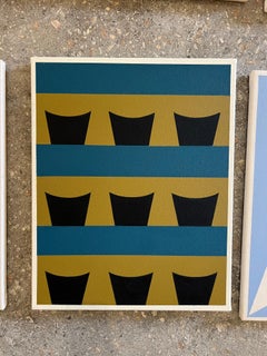 Síntesis geométrica, abstracción emocional, líneas y manchas, escenario