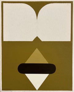 Les couleurs vives forment une scène, le constructivisme, l'abstraction géométrique avec des significations.
