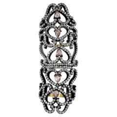 Vitorian 3.53 Cttw Natural Diamond Full Fingure Ring, Ring size 7
