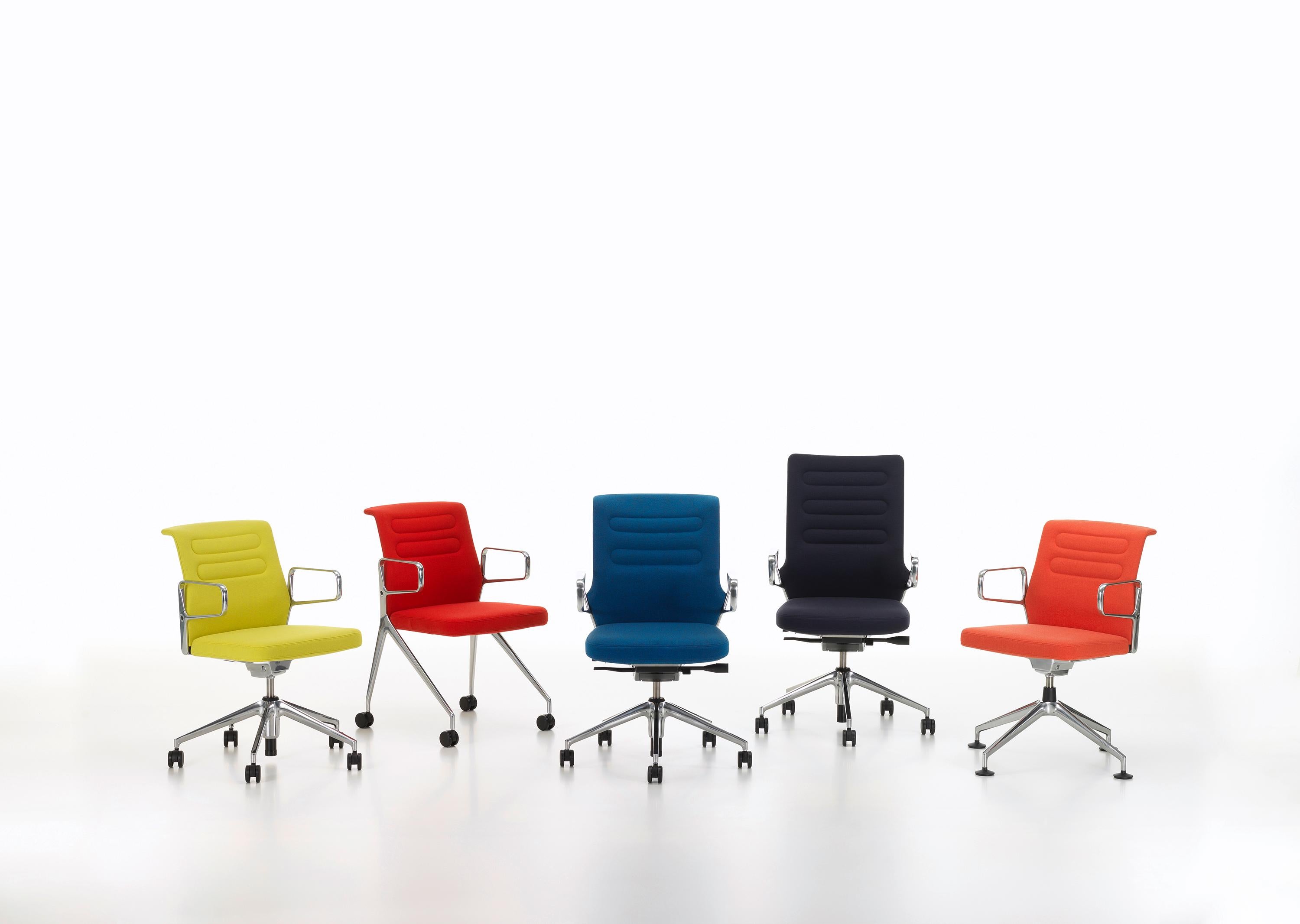 Contemporary Vitra AC 5 Meet Chair in Orange Plano by Antonio Citterio For Sale