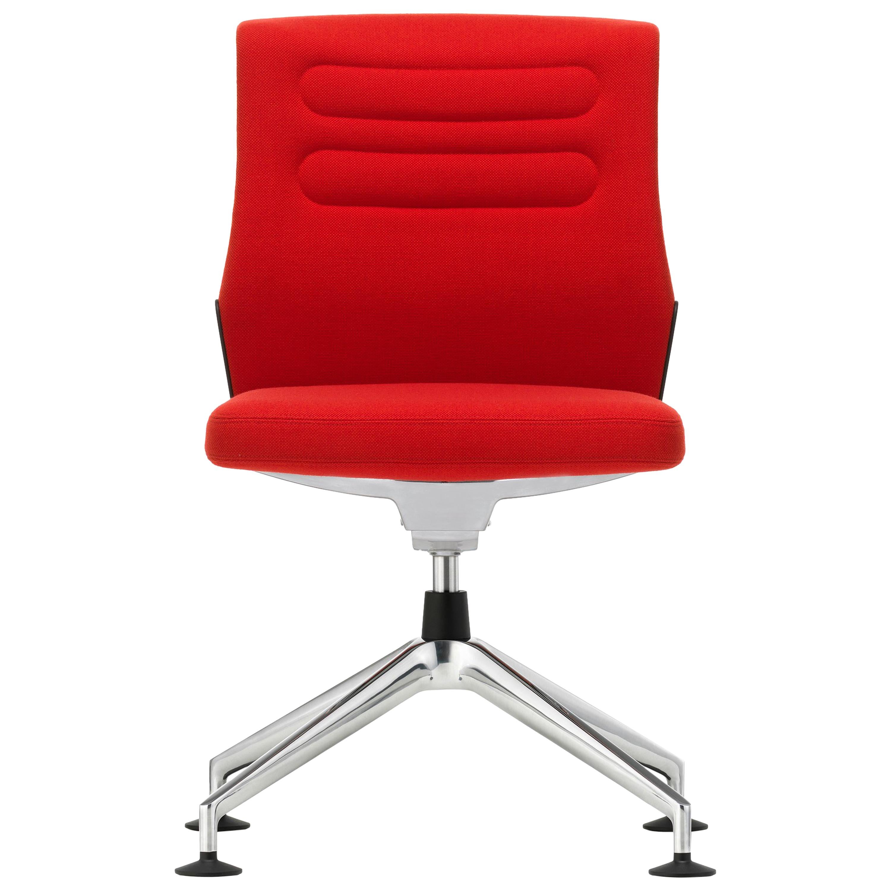 Vitra AC 5 Meet Chair in Poppy Red Plano by Antonio Citterio For Sale