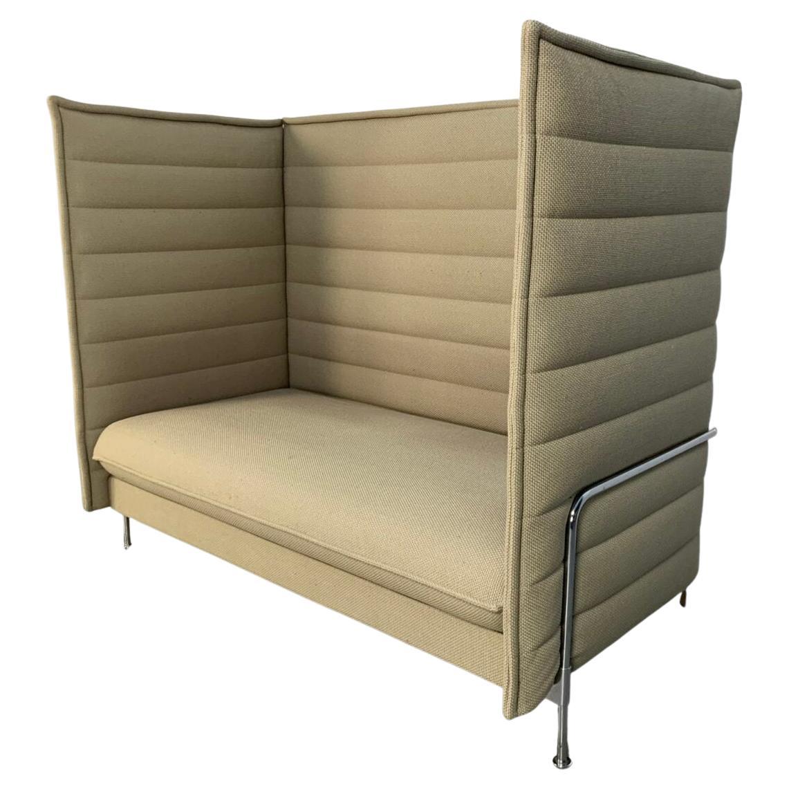Divano a 2 posti con schienale alto "Alcove" di Vitra - in Fabrice "Credo" Rock