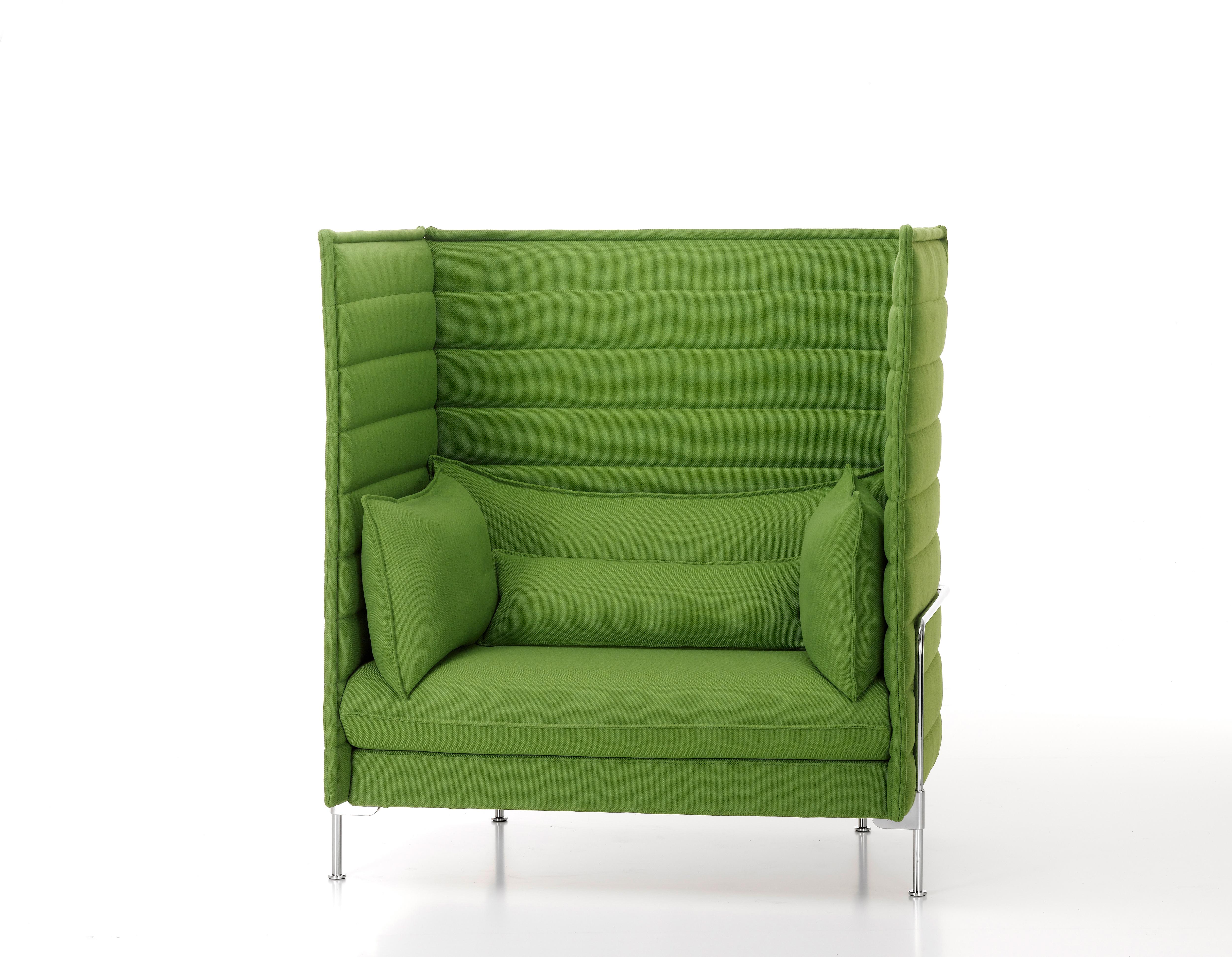 These products are only available in the United States.

A loveseat can go beyond being a mere piece of furniture to become a room within a room. This was the idea that inspired Ronan and Erwan Bouroullec in their design of the Alcove loveseat. With