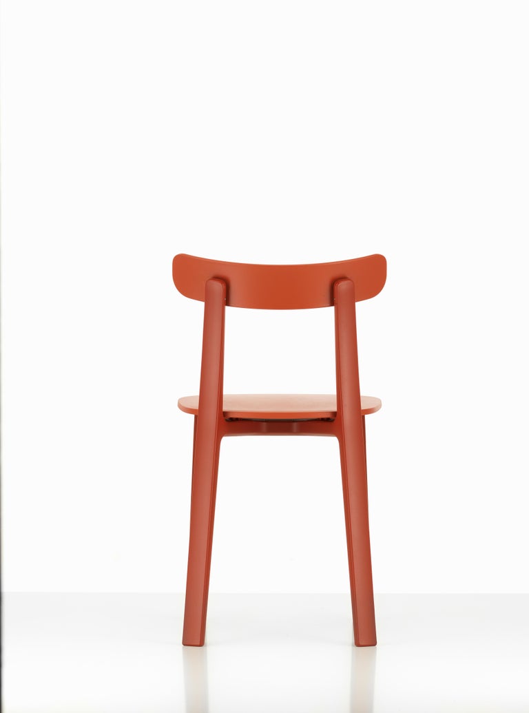 Vitra All Plastic Chair in Brick TwoTone by Jasper Morrison For Sale