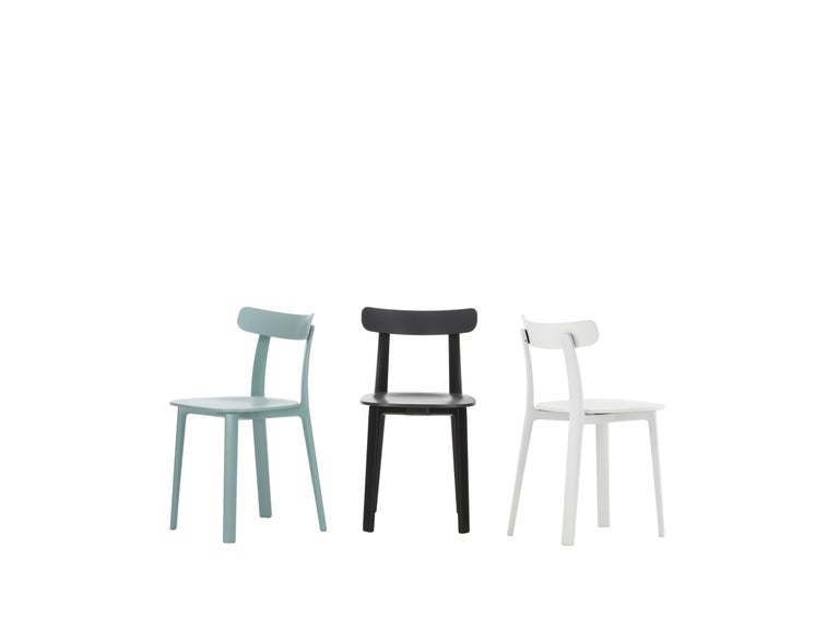 Vitra All Plastic Chair in Brick TwoTone by Jasper Morrison For Sale