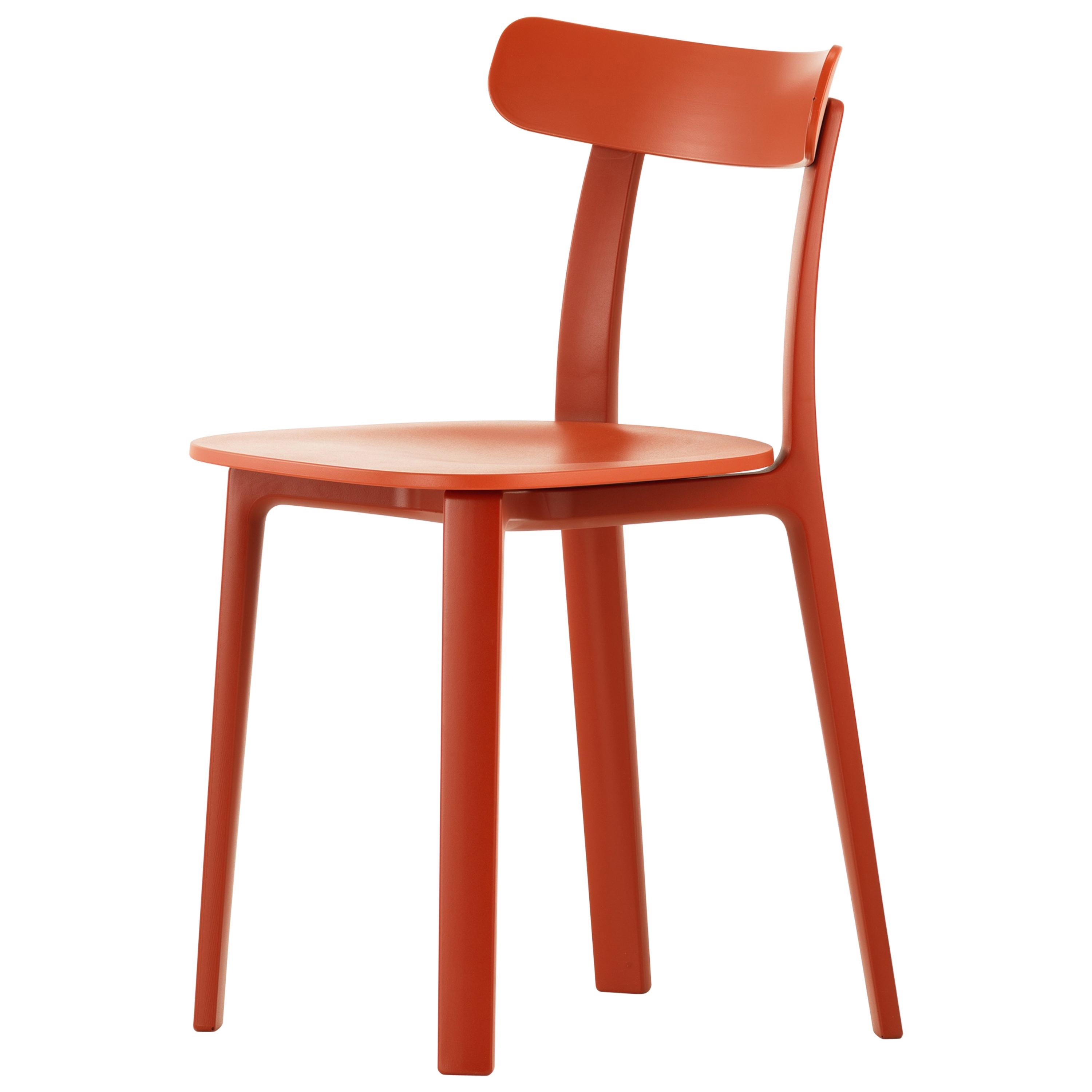 Vitra All Plastic Chair in Brick Two-Tone by Jasper Morrison For Sale