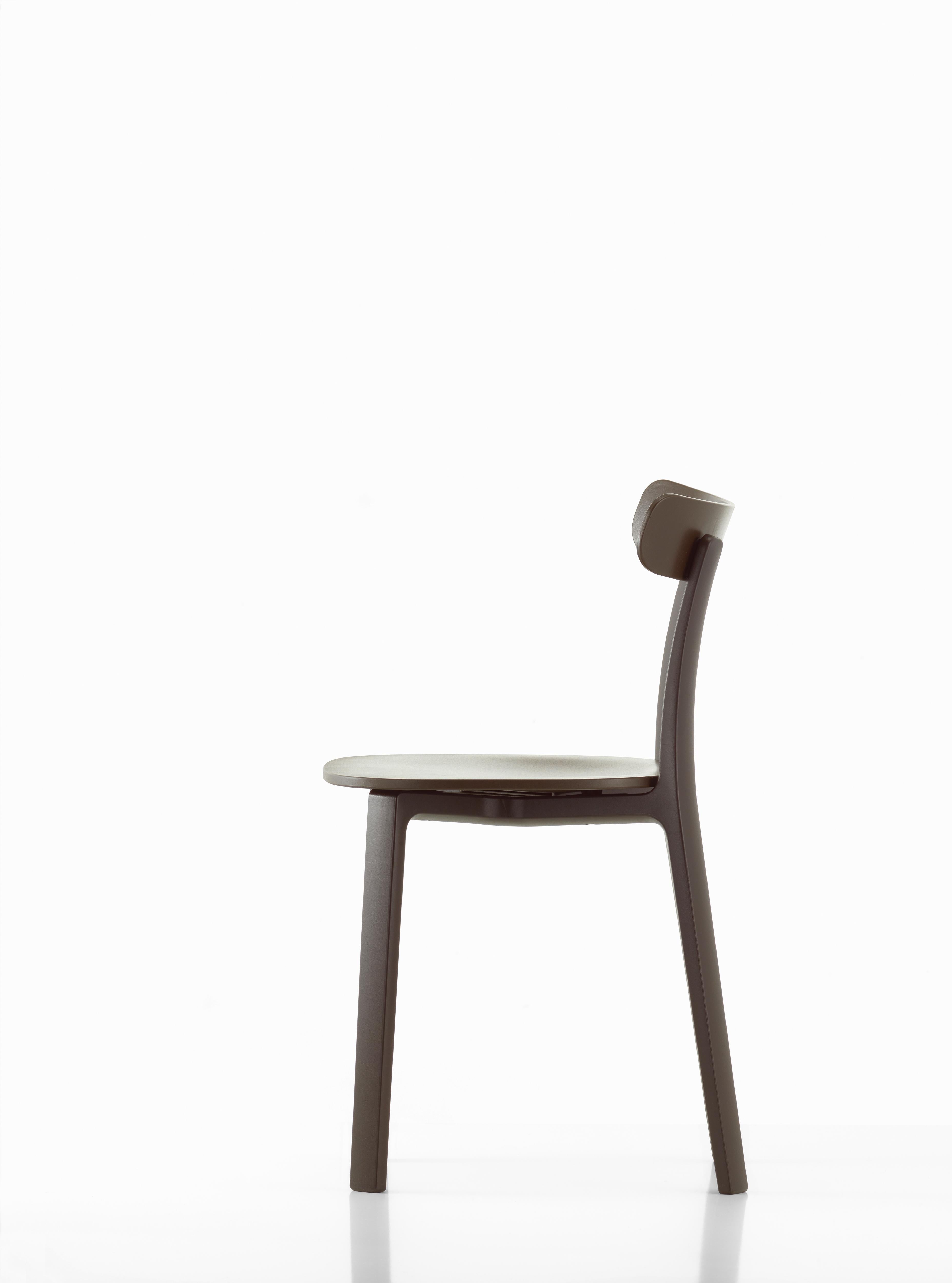 Vitra All Plastic Chair in Brown Two-Tone by Jasper Morrison (Moderne) im Angebot