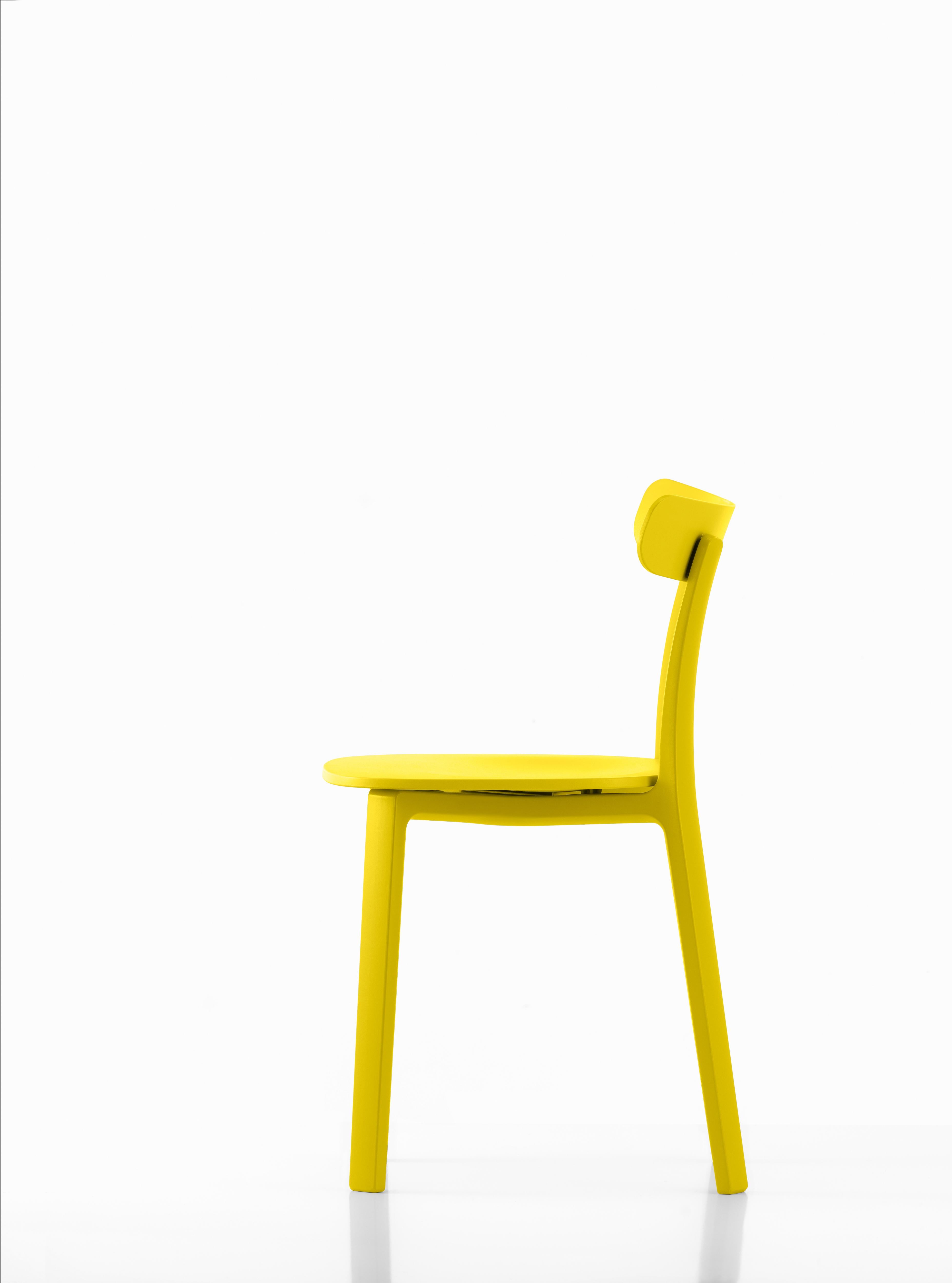 Vitra All Plastic Chair in Buttercup Two Tone by Jasper Morrison (Moderne) im Angebot