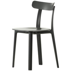 Vitra All Plastic Chair in Graphite Grey Two Tone by Jasper Morrison