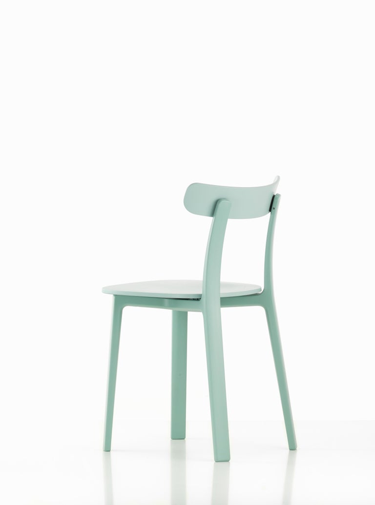Vitra All Plastic Chair in Ice Grey TwoTone by Jasper Morrison For