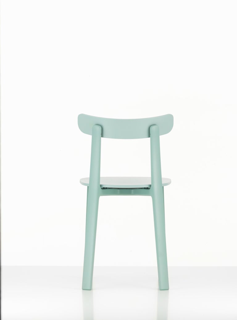 Vitra All Plastic Chair in Ice Grey TwoTone by Jasper Morrison For