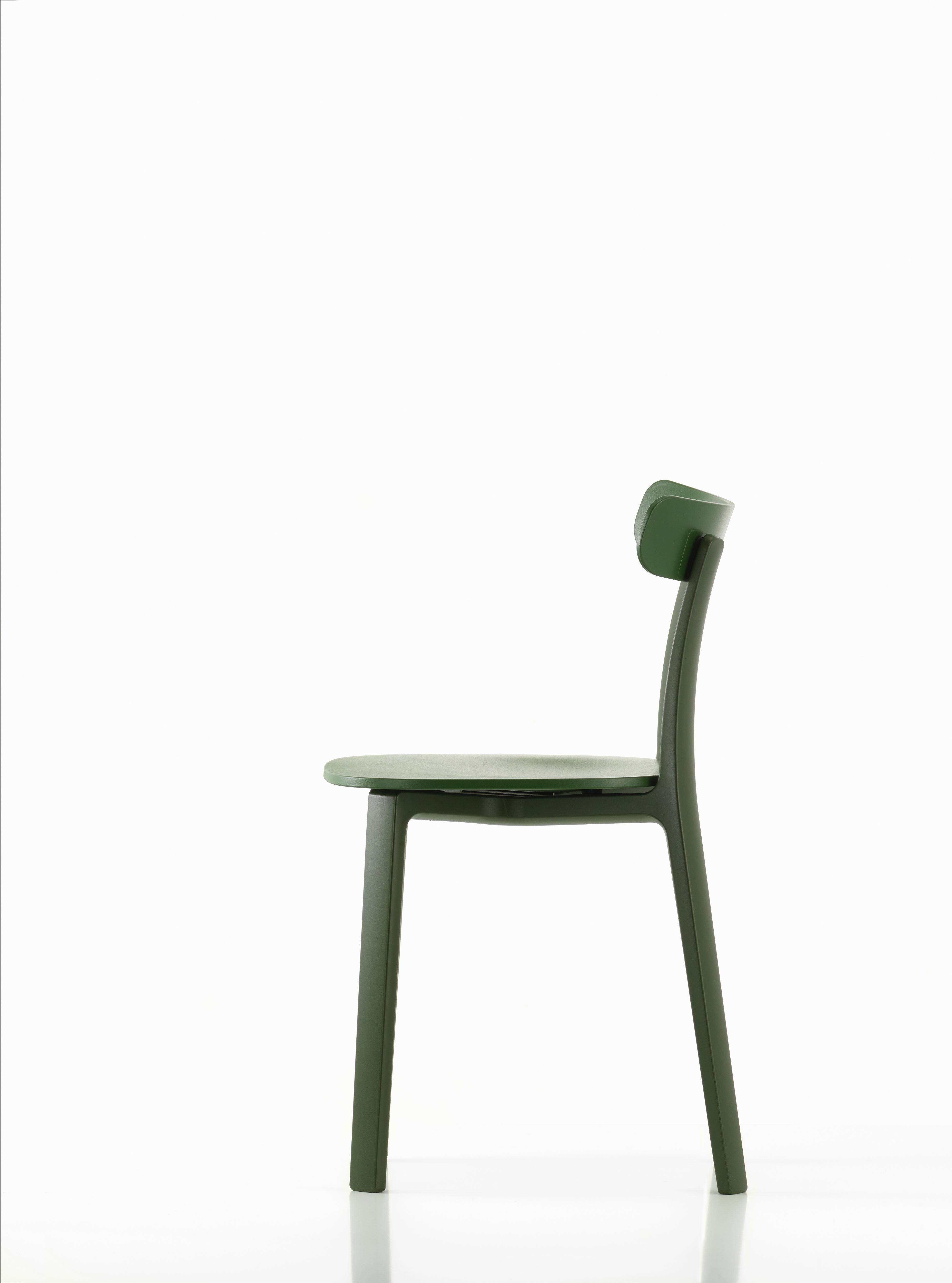 Modern Vitra All Plastic Chair in Ivy Two-Tone by Jasper Morrison
