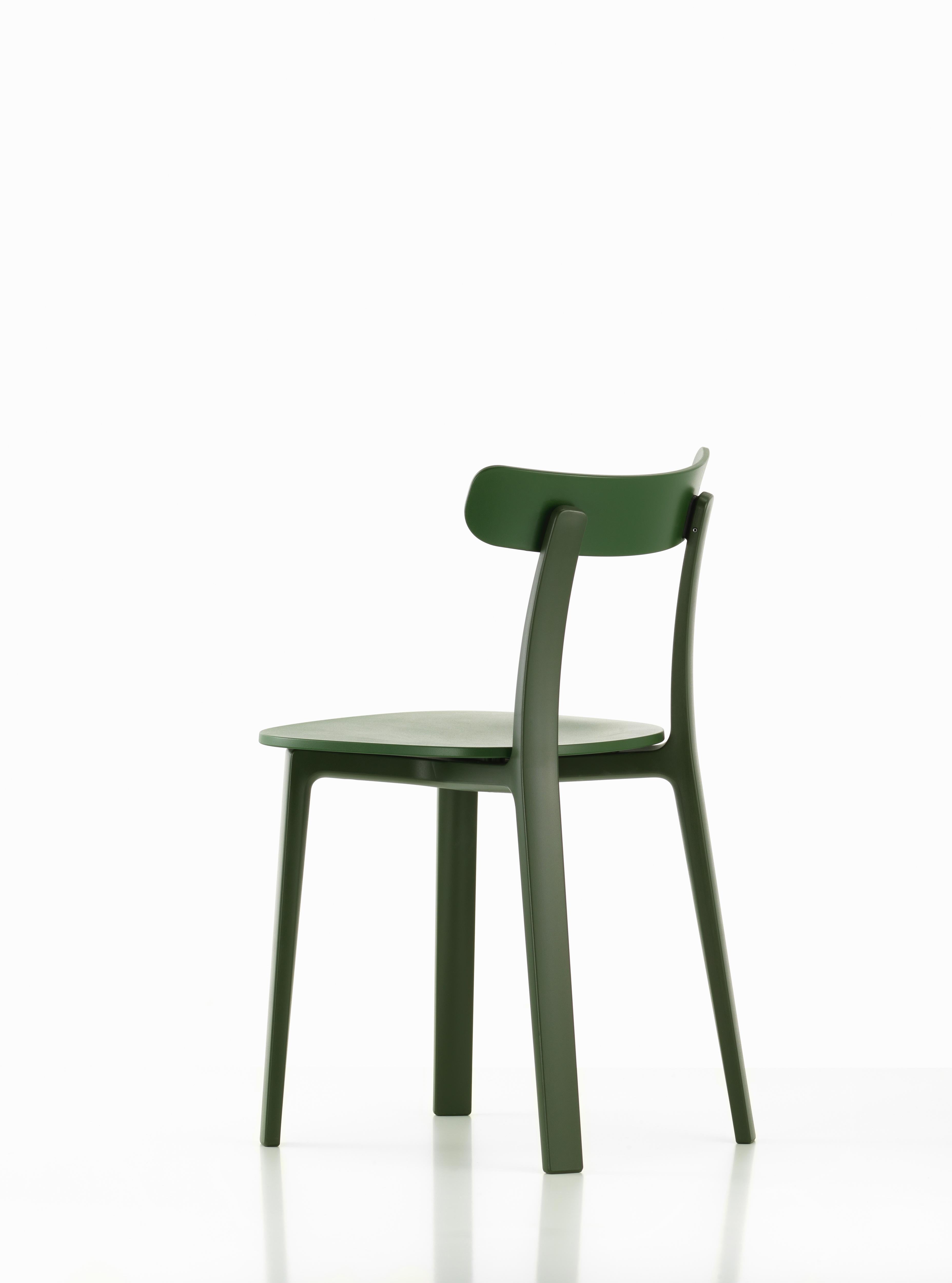 Swiss Vitra All Plastic Chair in Ivy Two-Tone by Jasper Morrison