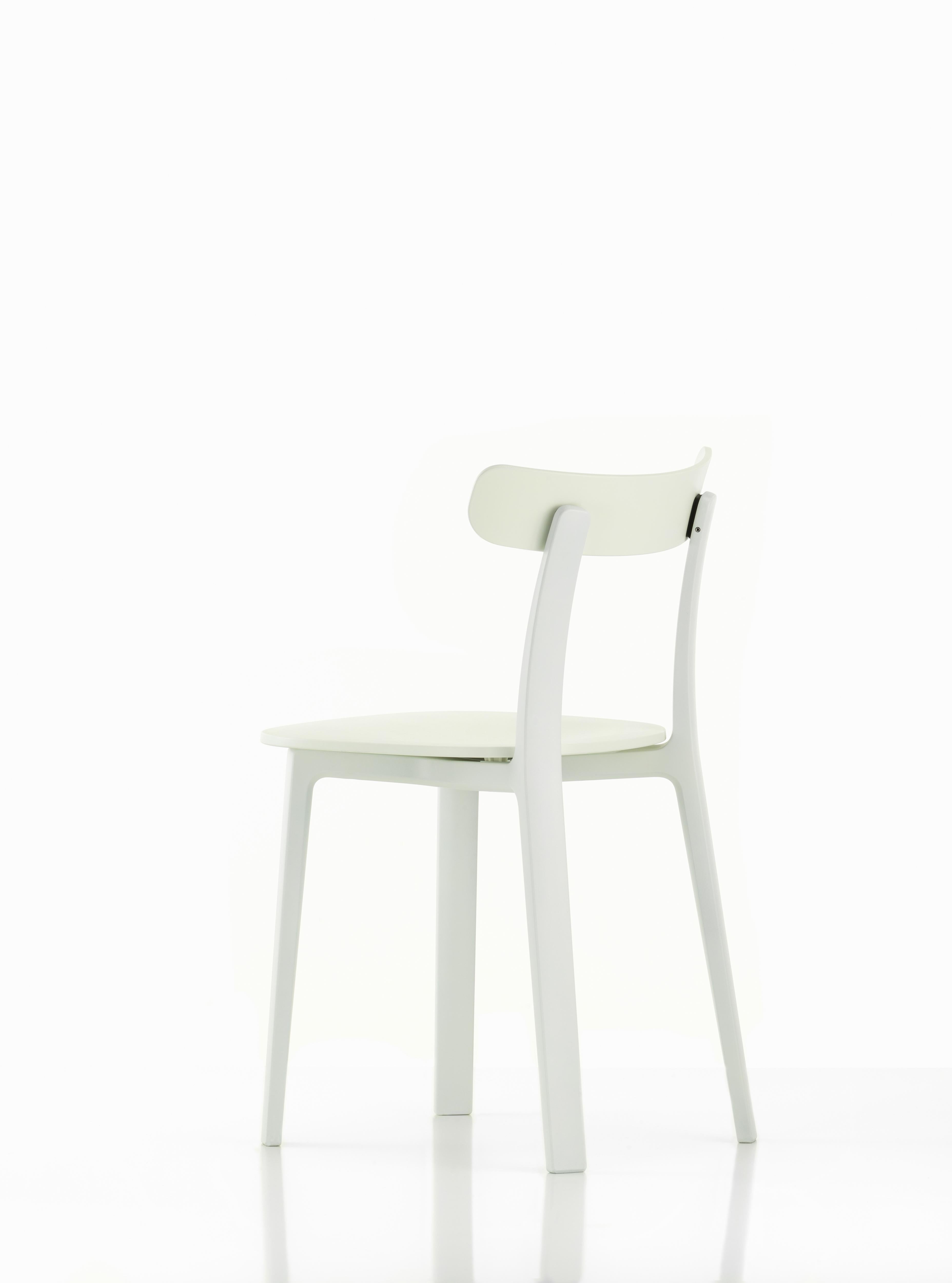 Vitra All Plastic Chair in White Two-Tone by Jasper Morrison (Schweizerisch) im Angebot