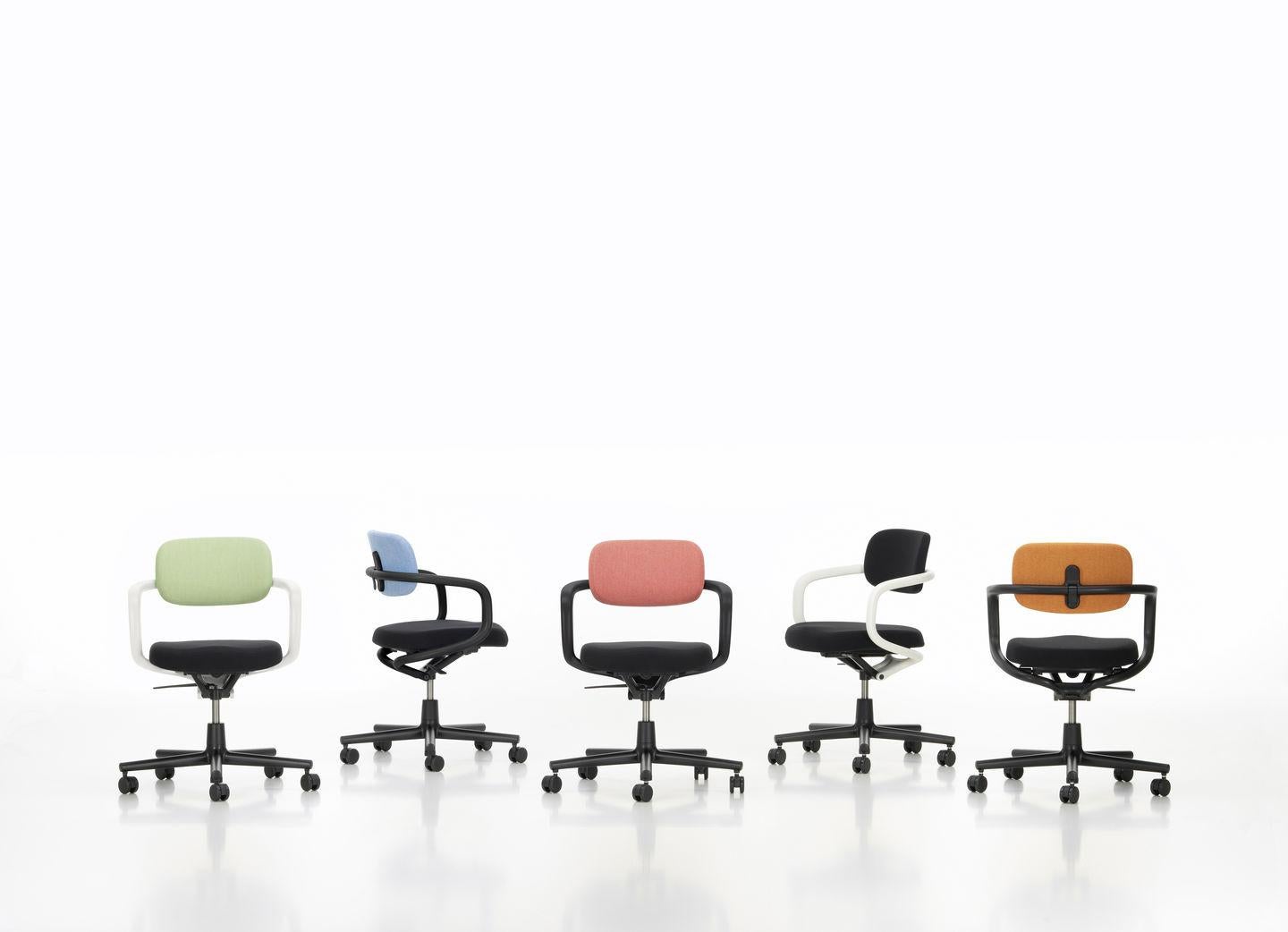 These items are only available in the United States.

The Allstar chair defines conventional categorizations: is it a chair for office workplaces or the home office? What period is it from? Does it fulfill specific functions? What is it made of? In