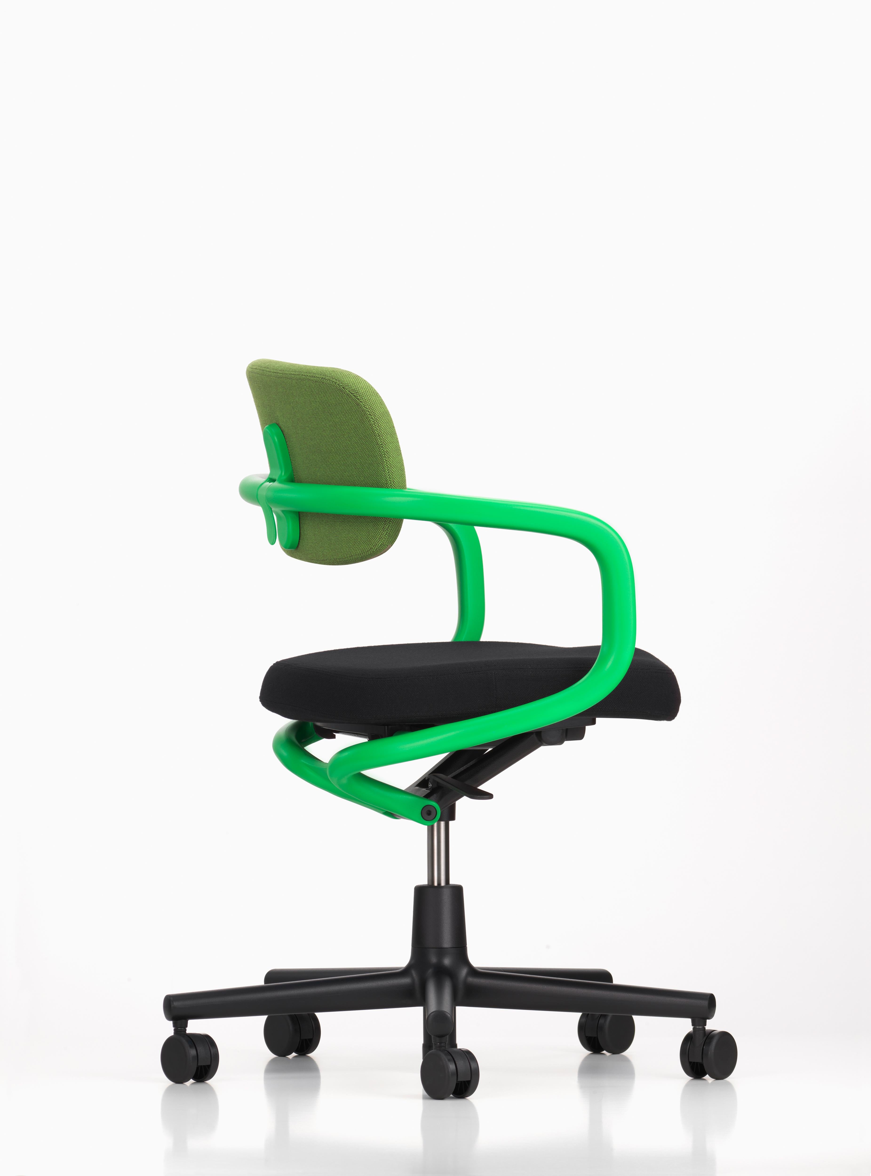 Modern Vitra Allstar Chair in Grass & Green Forest and Nero Hopsak by Konstantin Grcic For Sale