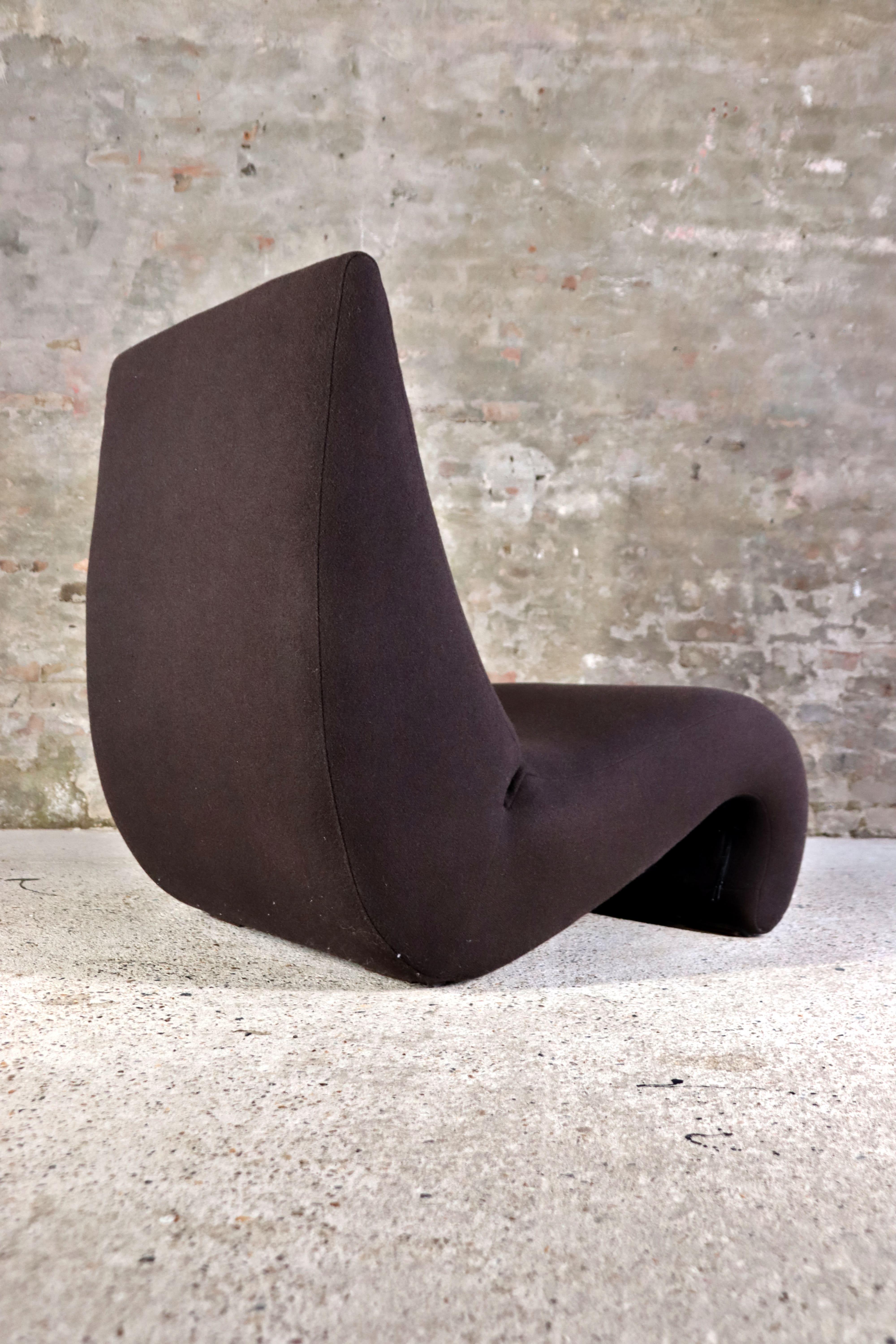Late 20th Century Vitra – Amoebe – Brown – Verner Panton – 1970s For Sale