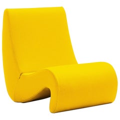 Vitra Amoebe Chair in Dark Yellow by Verner Panton