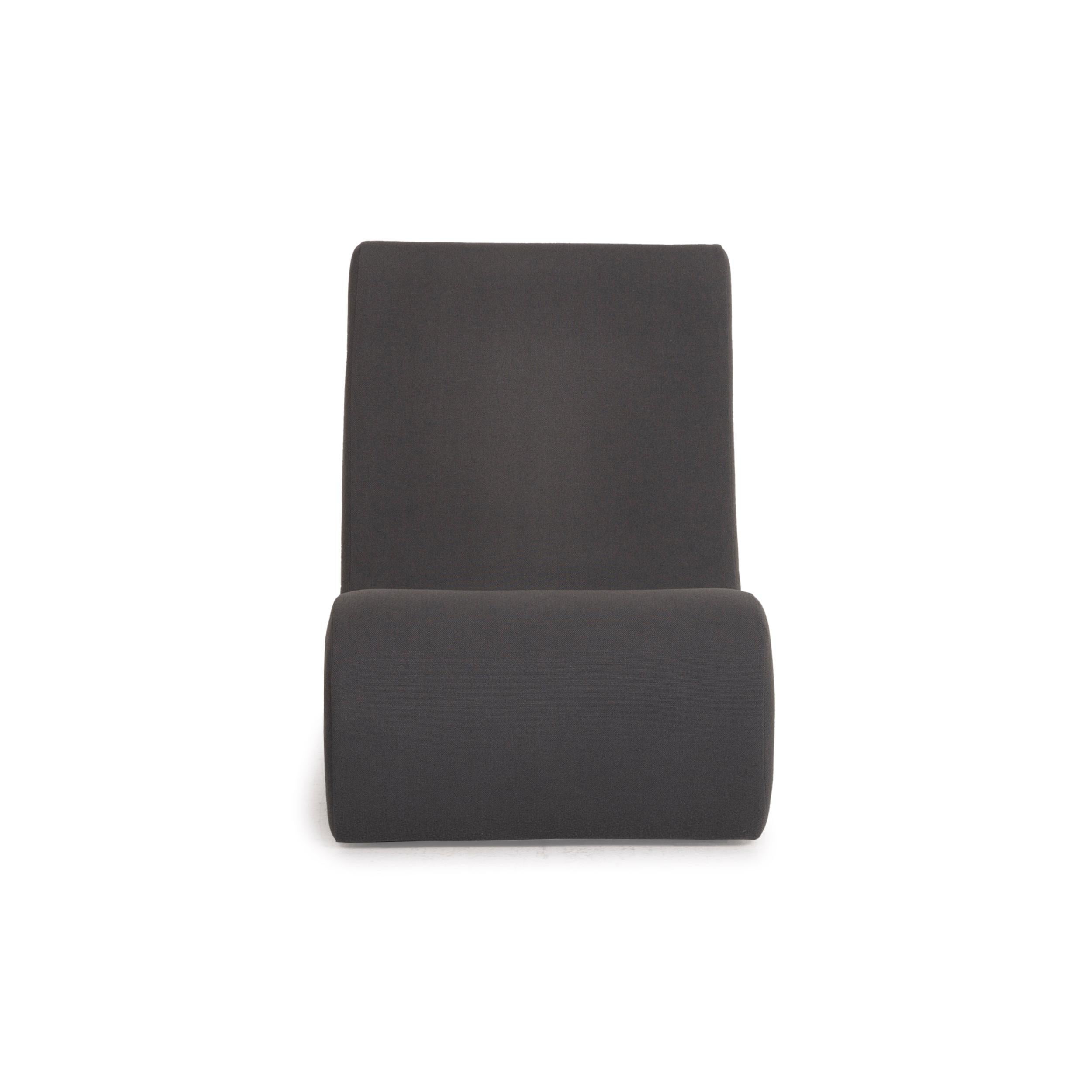 Vitra Amoebe Fabric Armchair Gray 1