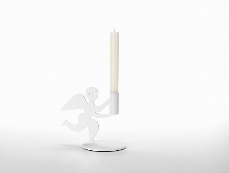 Vitra Angel Candleholder in White by Alexander Girard For Sale at 1stDibs