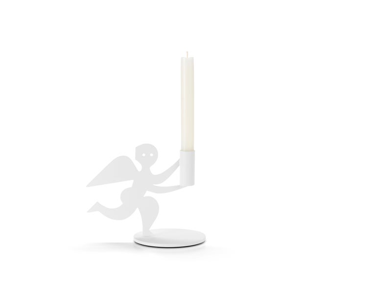 Vitra Angel Candleholder in White by Alexander Girard For Sale at 1stDibs