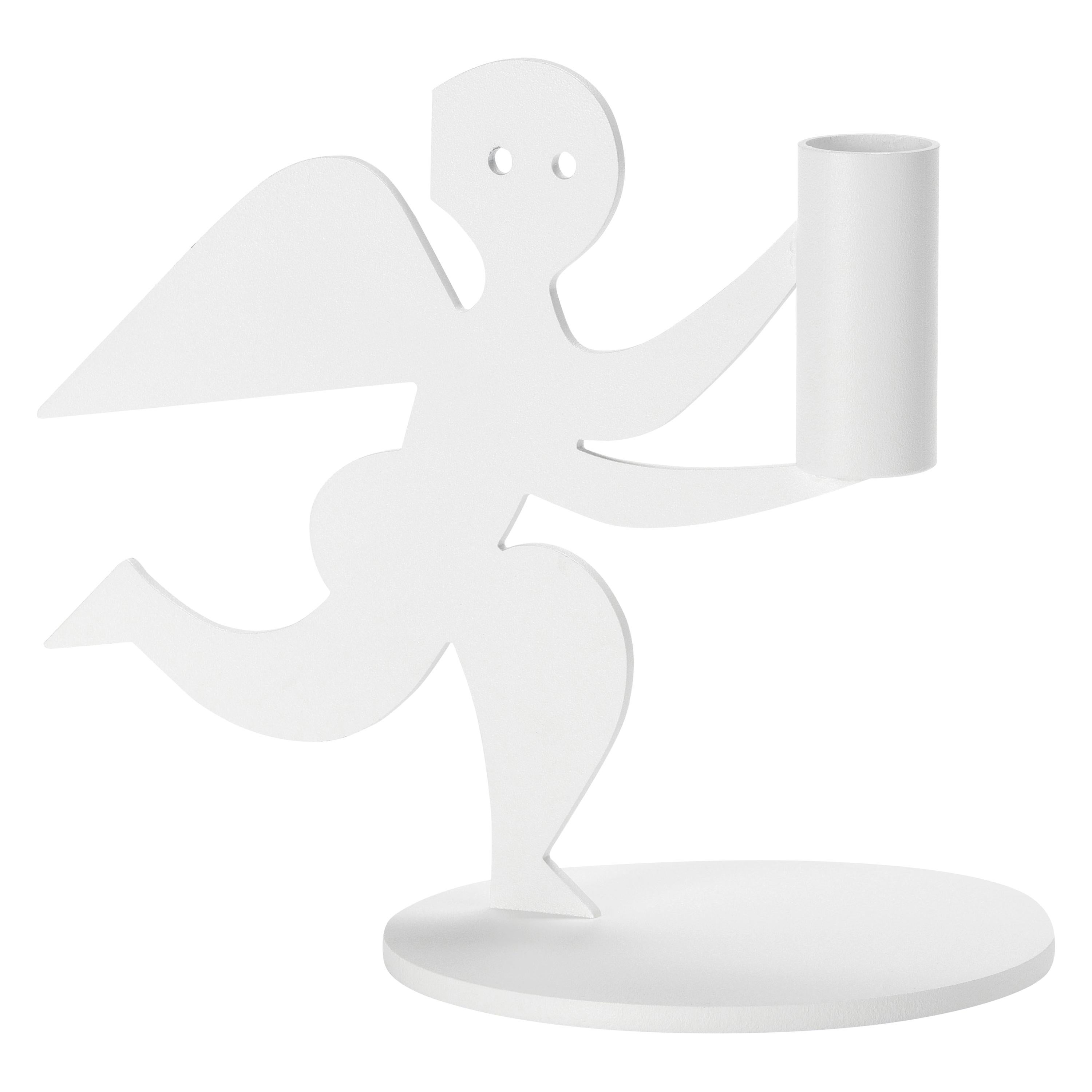 Vitra Angel Candleholder in White by Alexander Girard For Sale