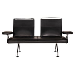 Vitra Area Seating Leather Sofa Two-Seater Couch Function Relaxation Function