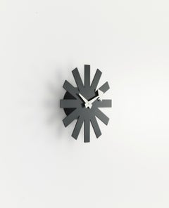 Vitra Asterisk Clock in Black by George Nelson