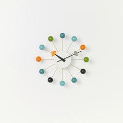 Vitra Ball Clock in Multicolor by George Nelson