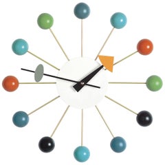 Vitra Ball Clock in Multicolor by George Nelson