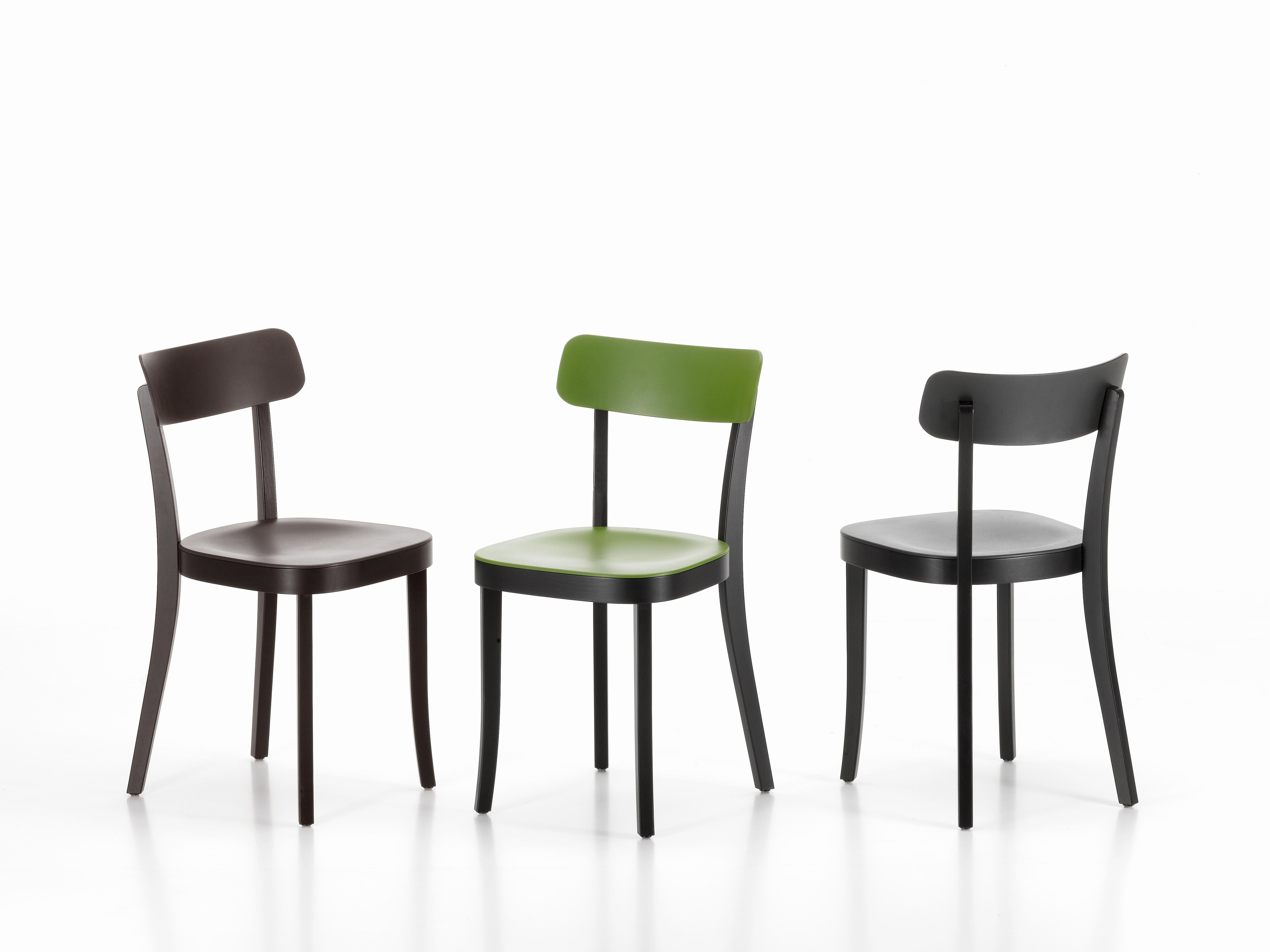 Vitra Basel-Stuhl aus Ziegelstein mit natürlichem Buchenholzgestell von Jasper Morrison (Schweizerisch) im Angebot