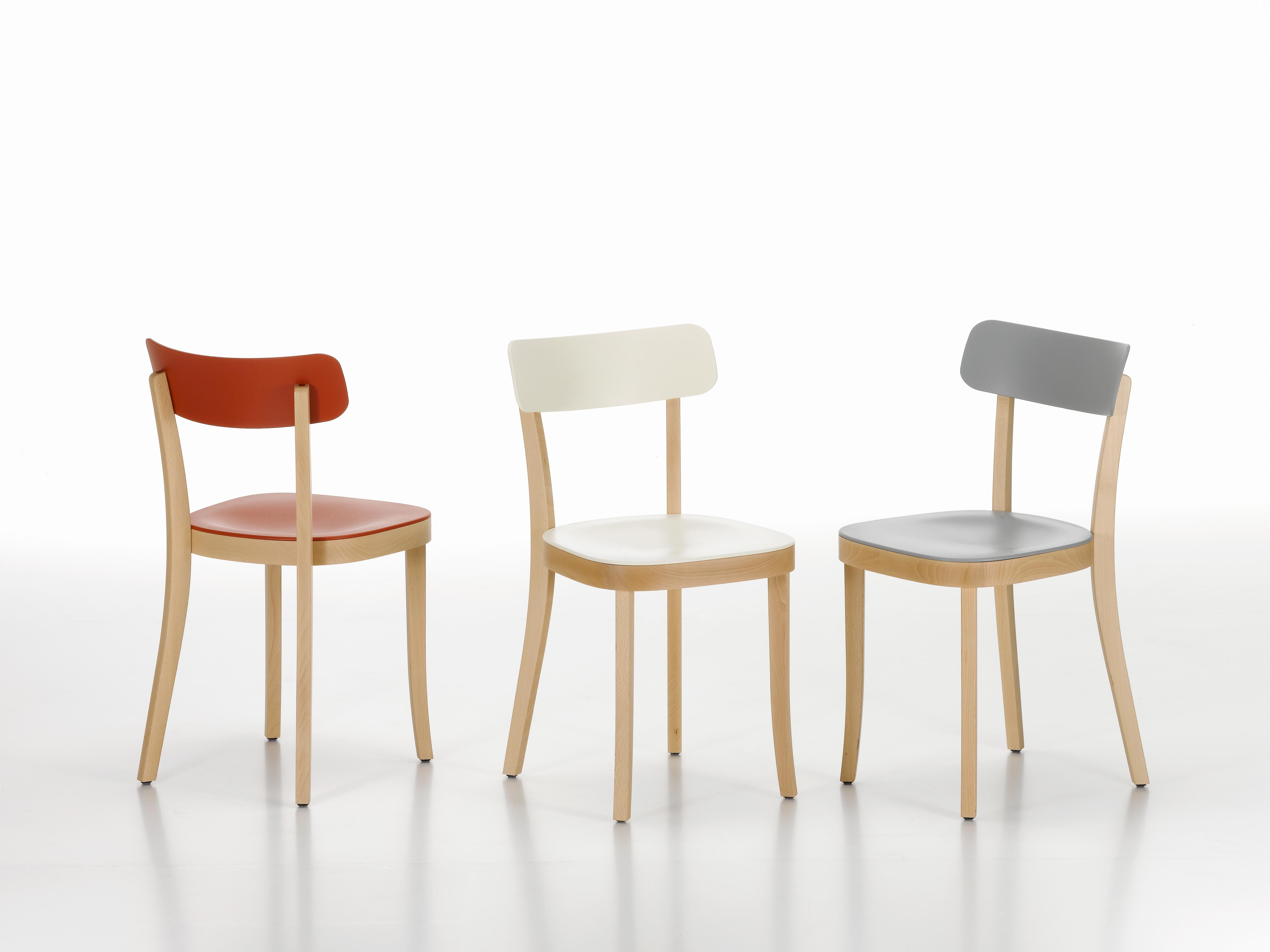 Vitra Basel-Stuhl aus Ziegelstein mit natürlichem Buchenholzgestell von Jasper Morrison im Zustand „Neu“ im Angebot in New York, NY