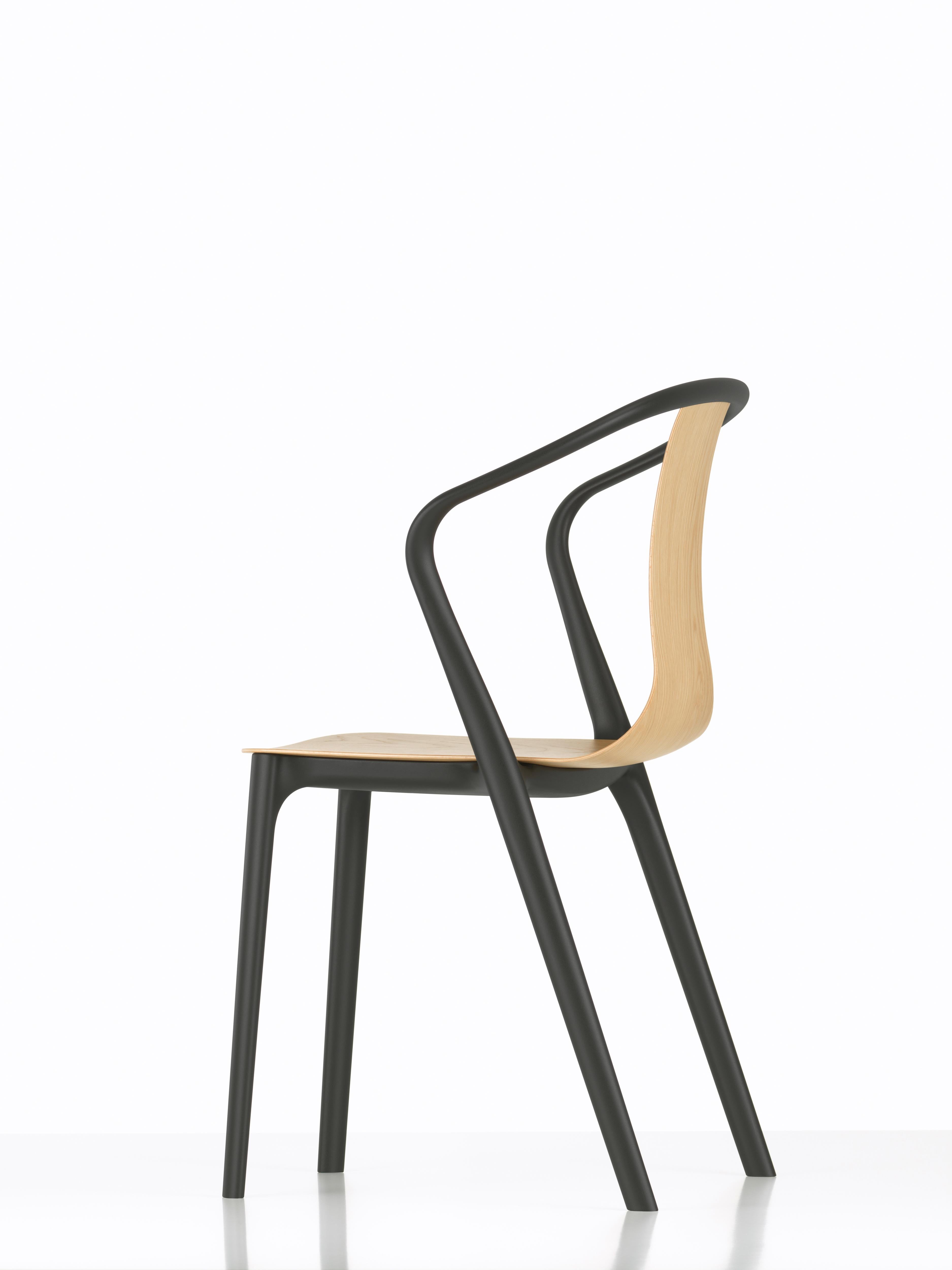 Swiss Vitra Belleville Armchair in Natural Oak by Ronan & Erwan Bouroullec For Sale