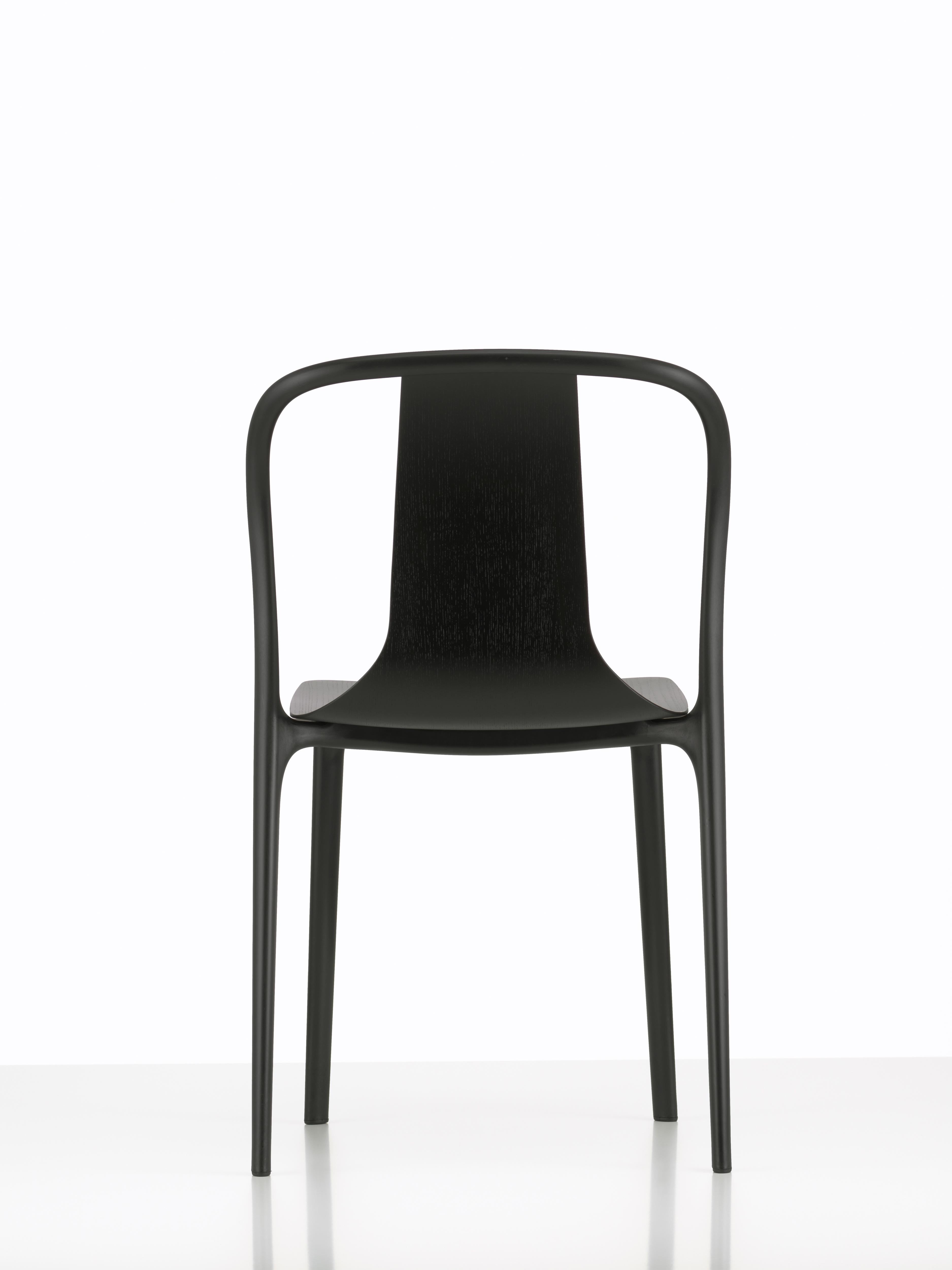 Modern Vitra Belleville Chair in Black Ash by Ronan & Erwan Bouroullec For Sale