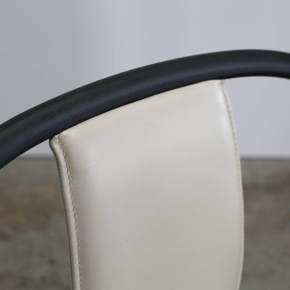 Vitra Belleville Leather Chairs by Ronan & Erwan Bouroullec, Set of Two For Sale 5