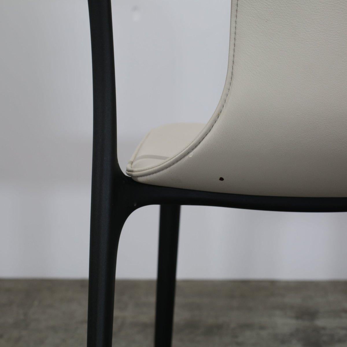 Vitra Belleville Leather Chairs by Ronan & Erwan Bouroullec, Set of Two For Sale 3