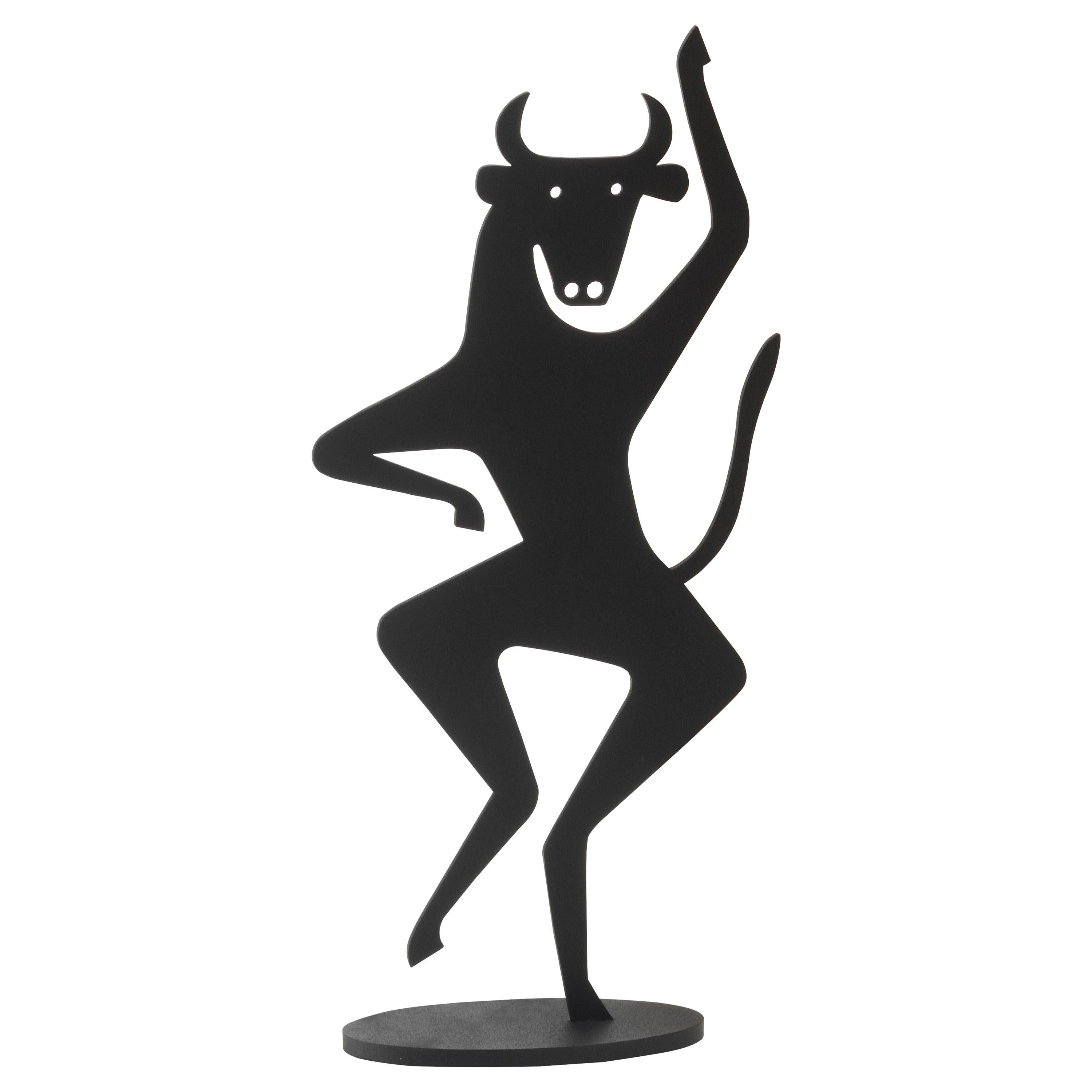 Vitra Bull Silhouette in Black by Alexander Girard For Sale