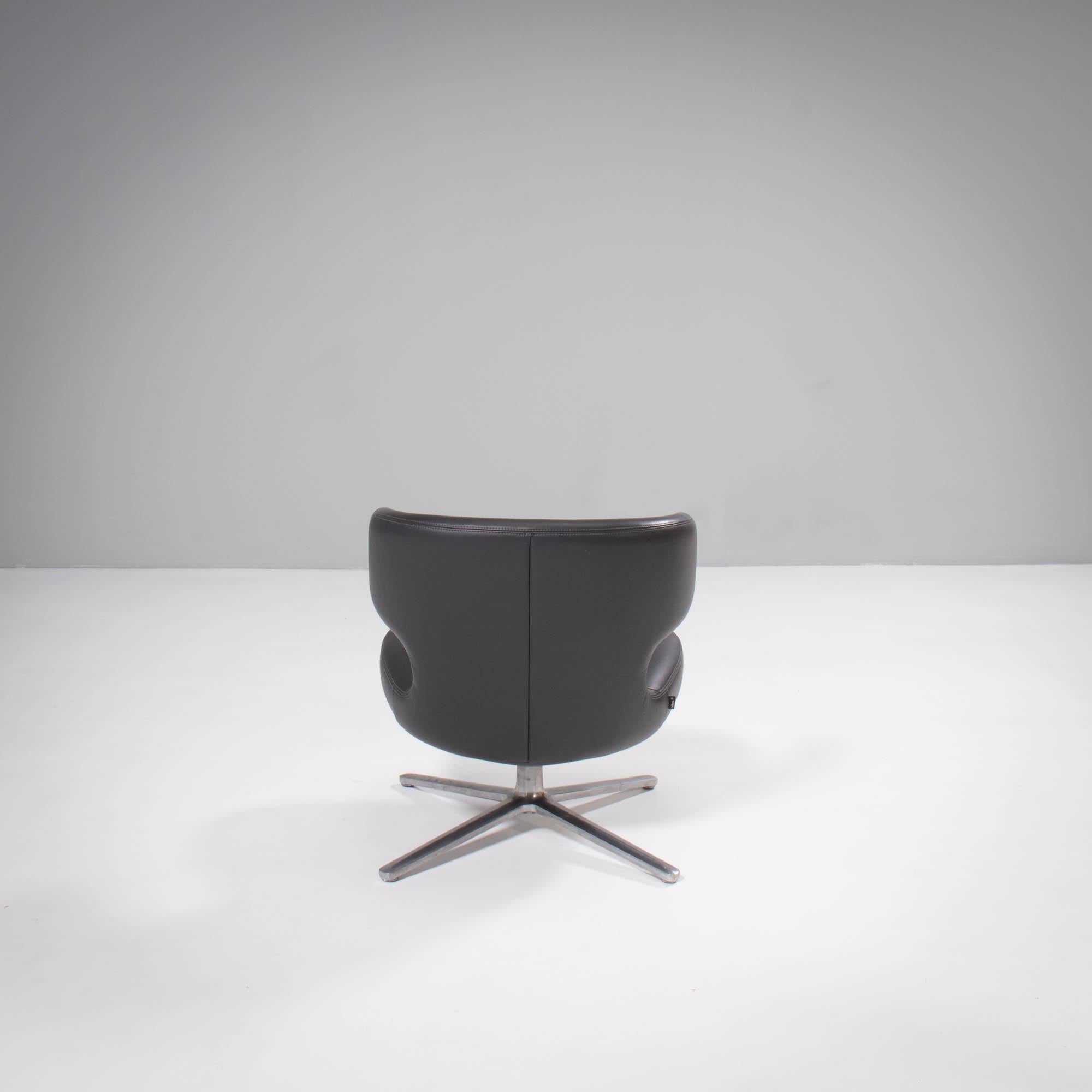 Vitra by Antonio Citterio Petit Repos Leather Chair 6