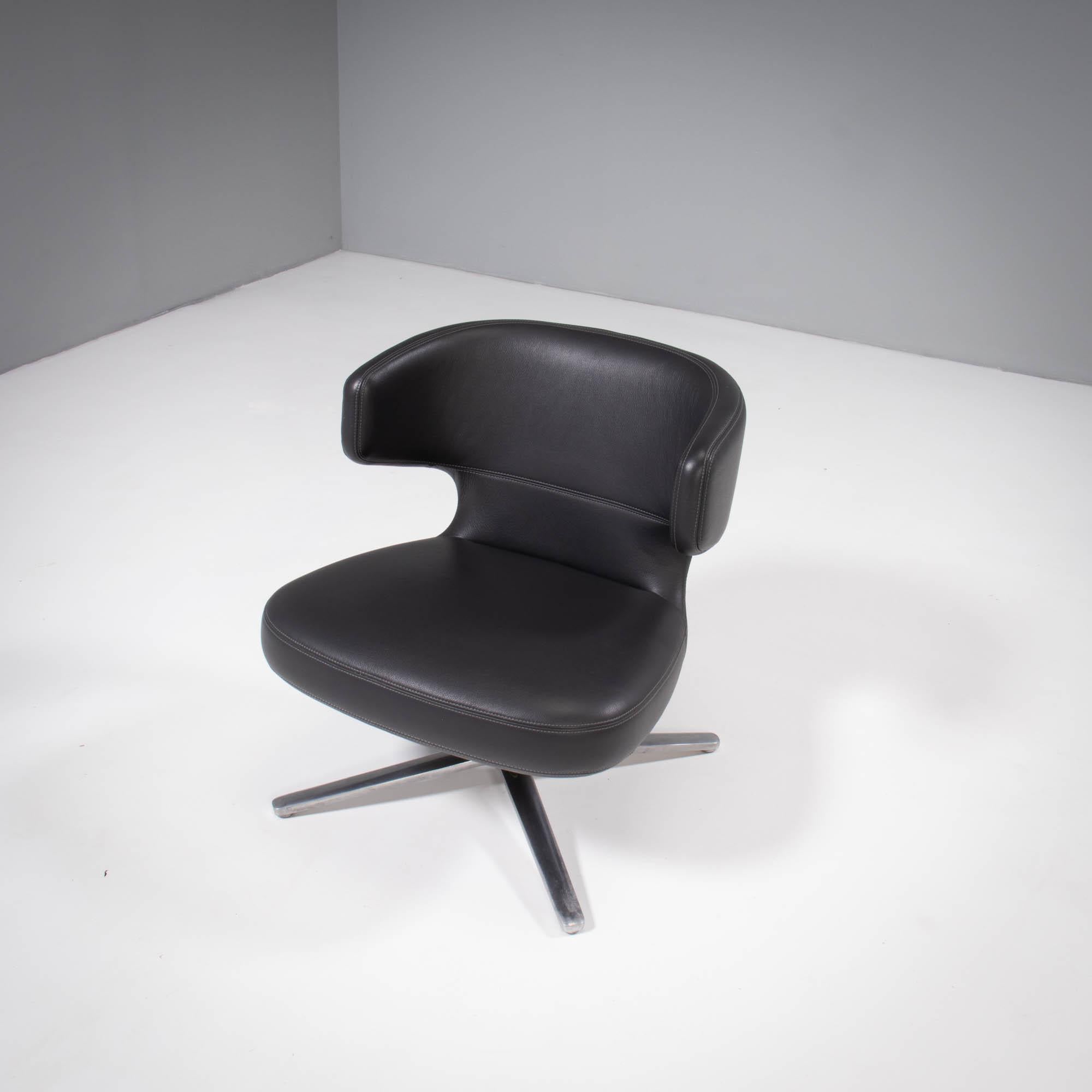 German Vitra by Antonio Citterio Petit Repos Leather Chair
