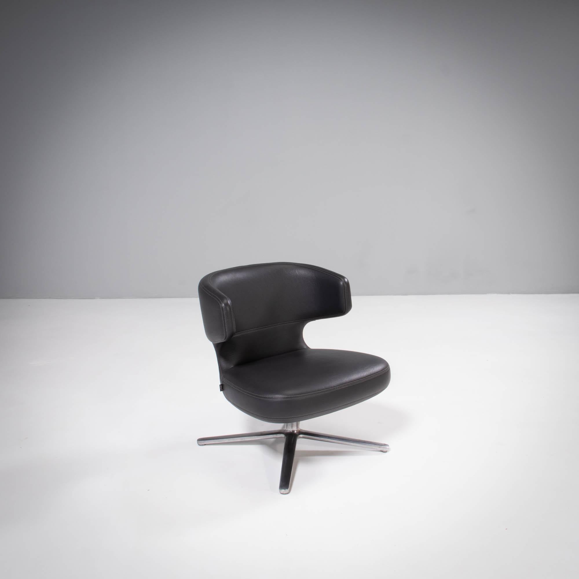 Vitra by Antonio Citterio Petit Repos Leather Chair In Good Condition In London, GB