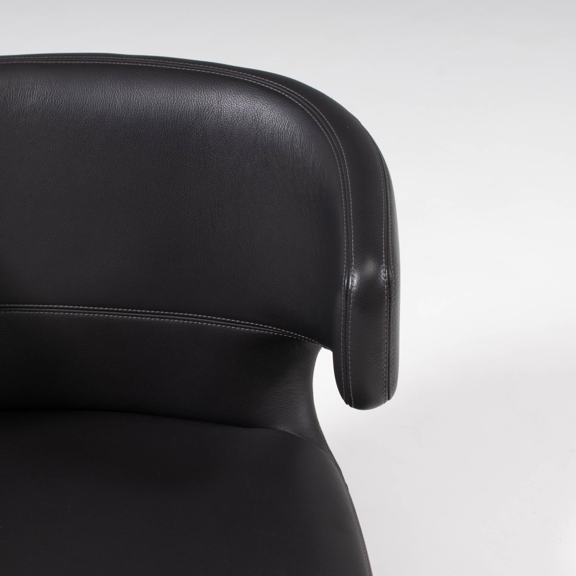 Vitra by Antonio Citterio Petit Repos Leather Chair 4