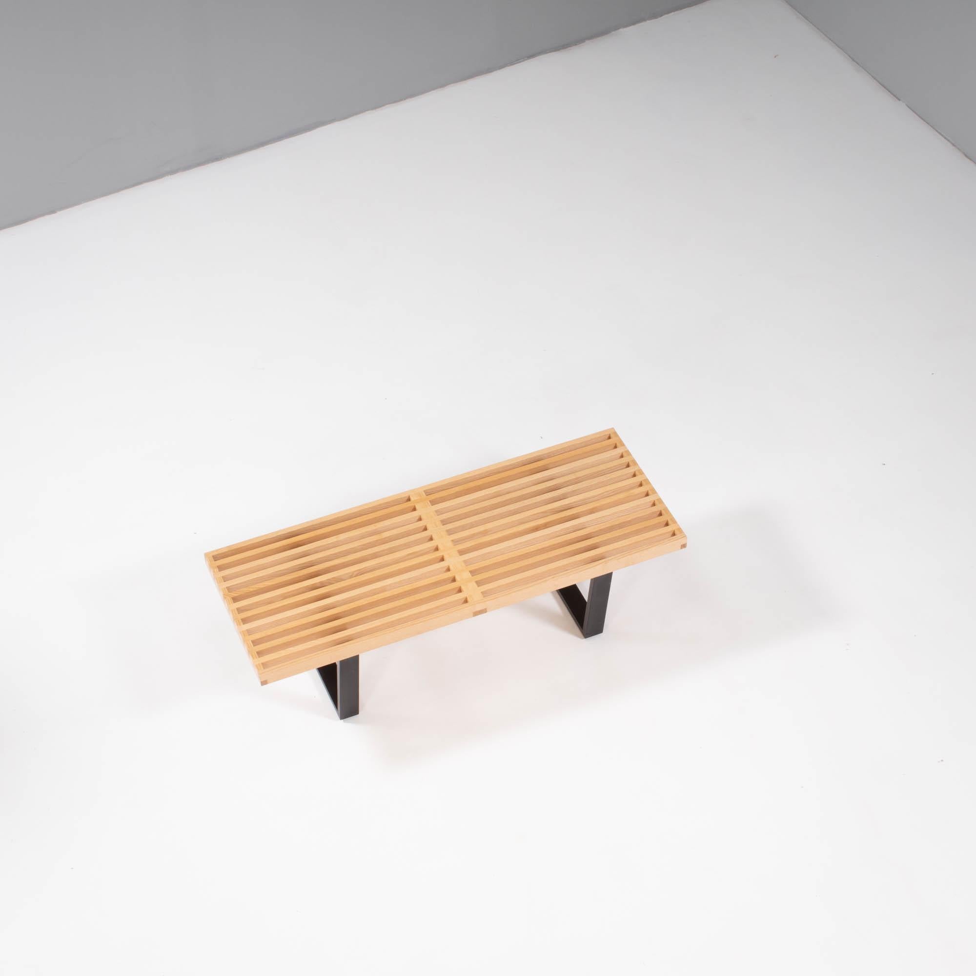 Contemporary Vitra by George Nelson Platform Bench