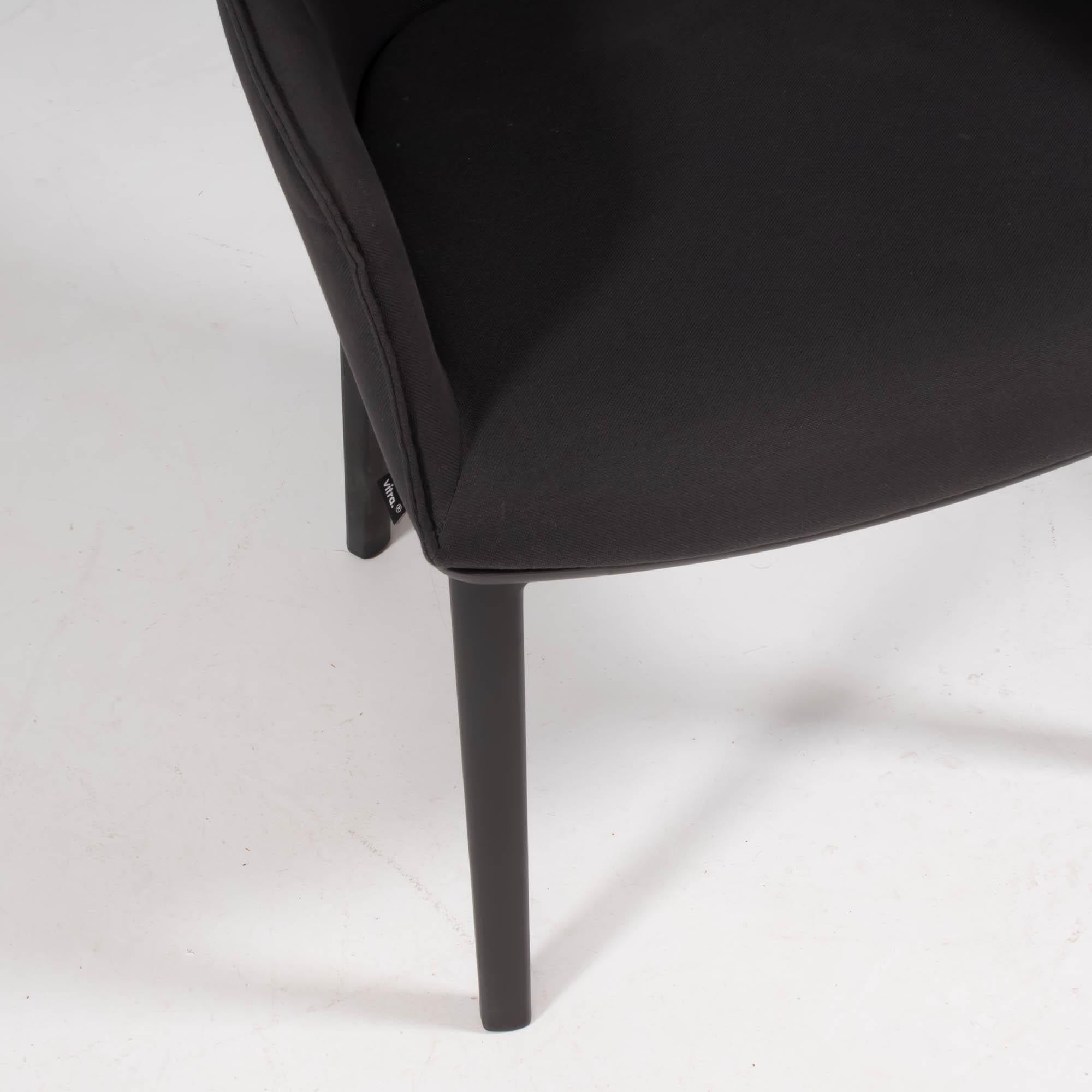Vitra by Ronan & Erwan Bouroullec Softshell Black Dining Chairs, Set of 6 5